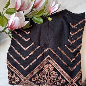PAKISTANI AZURE DRESS | CUSTOM STITCHED | 2 PCS